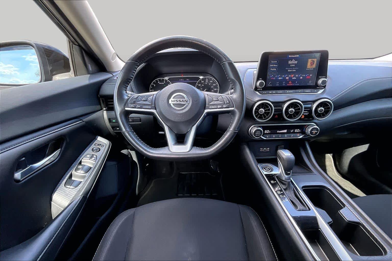 Used 2021 Super Black Nissan SV image 6