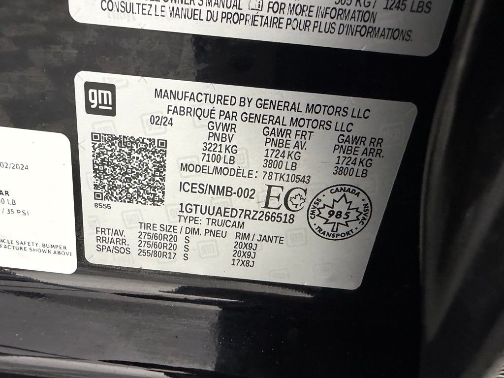 Certified Used 2024 Black GMC Pro image 33