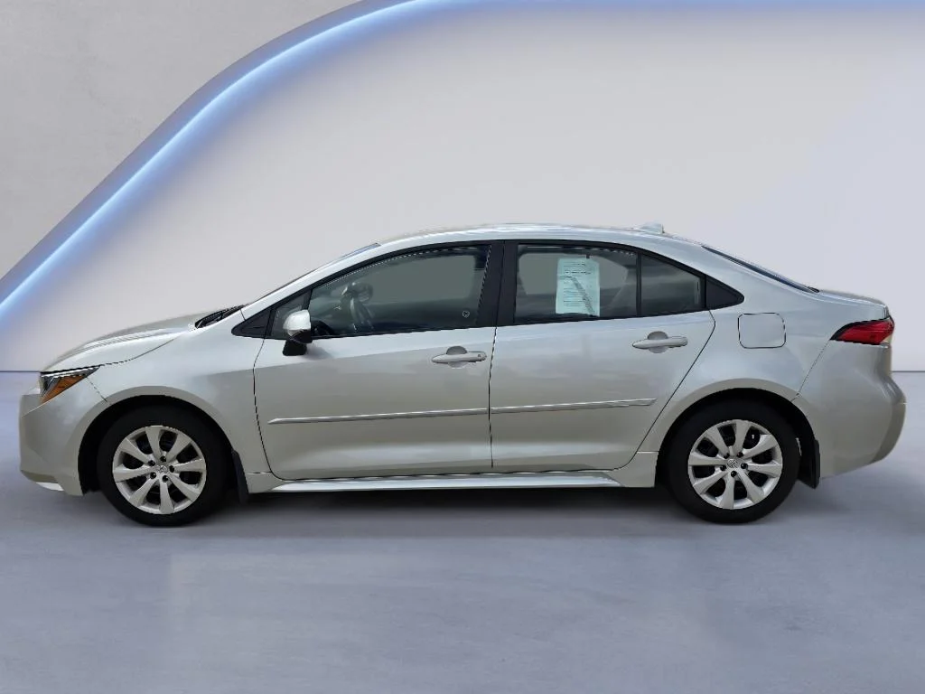 Used 2025 Classic Silver Metallic Toyota LE image 2