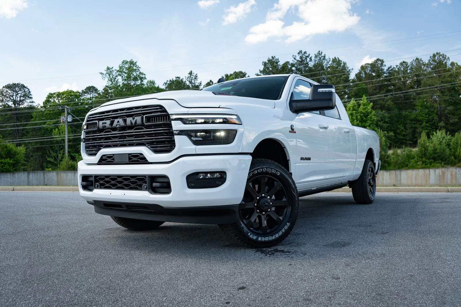New 2026 Bright White Clear-Coat Exterior Paint RAM Laramie image 5