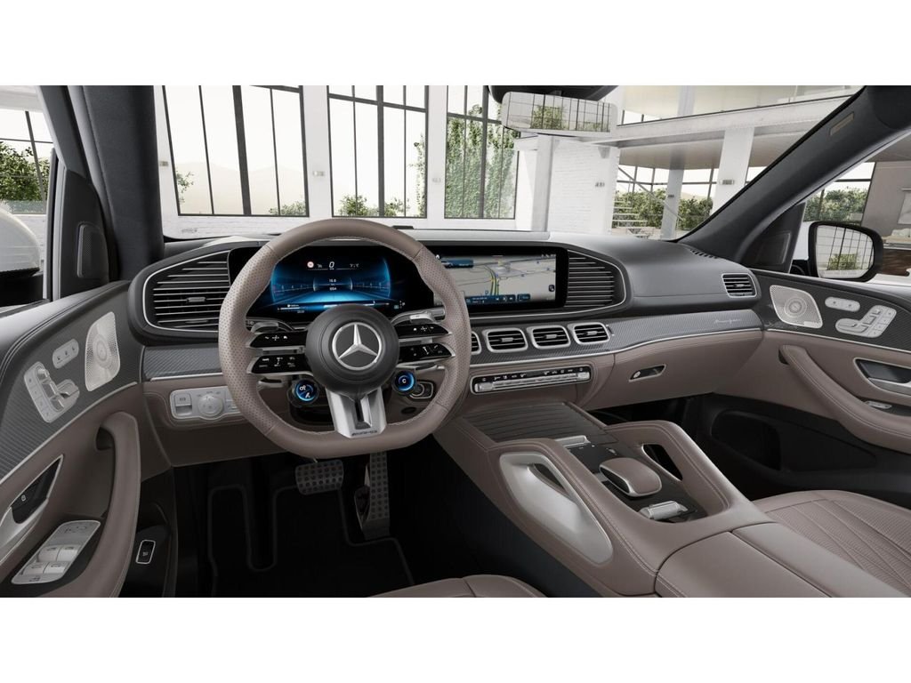 New 2026 MANUFAKTUR Moonlight White Metallic Mercedes-Benz AMG® GLS 63 4MATIC+ SUV image 3