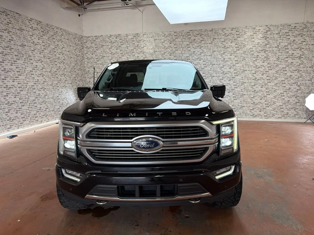 Used 2021 Agate Black Metallic Ford Limited image 2