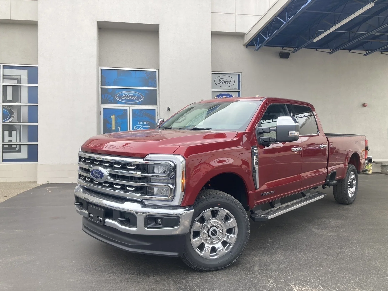 New 2026 Ruby Red Metallic Tinted Clearcoat Ford F-350® Lariat® image 1