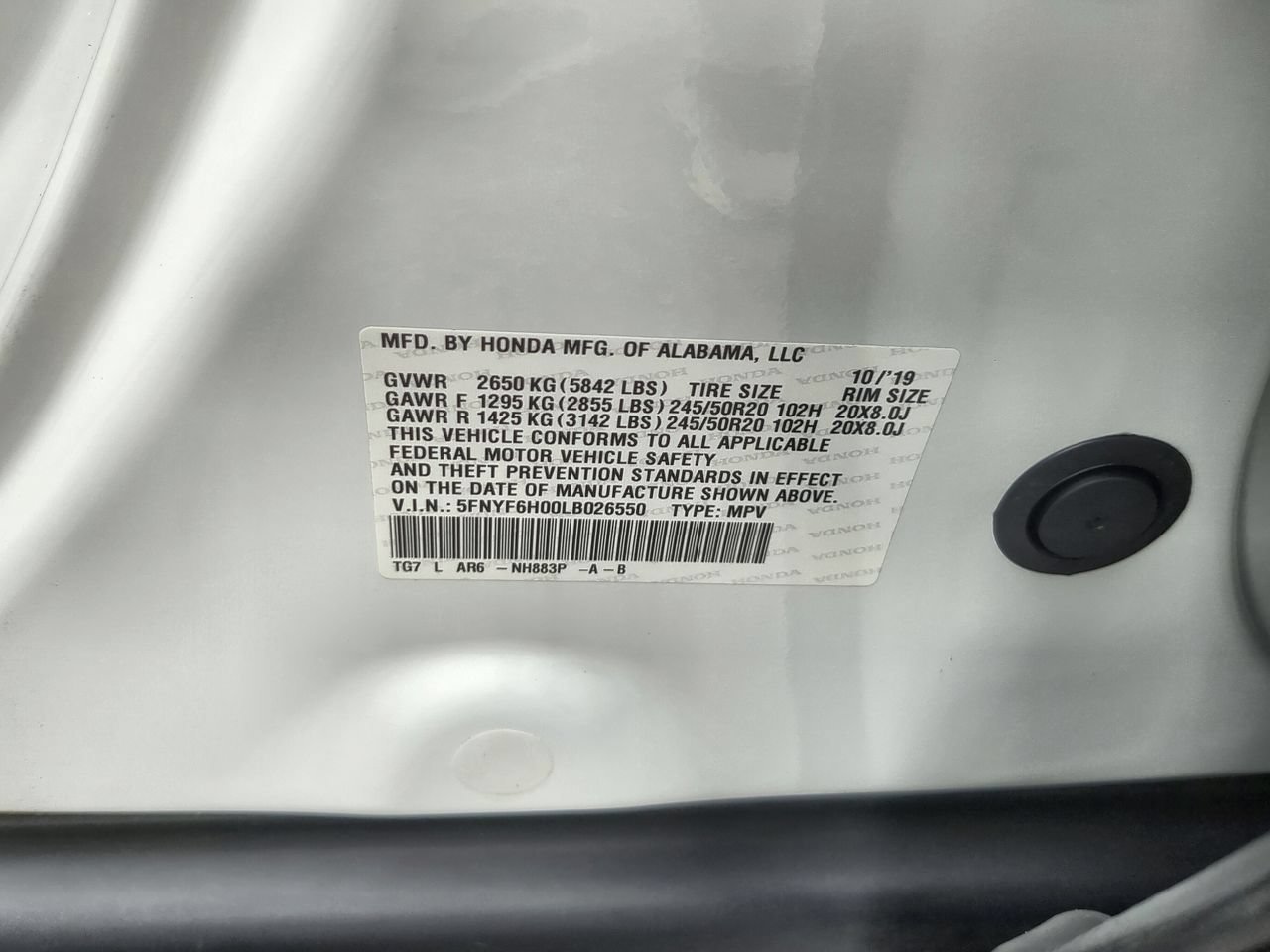 Used 2020 White Honda Elite image 33