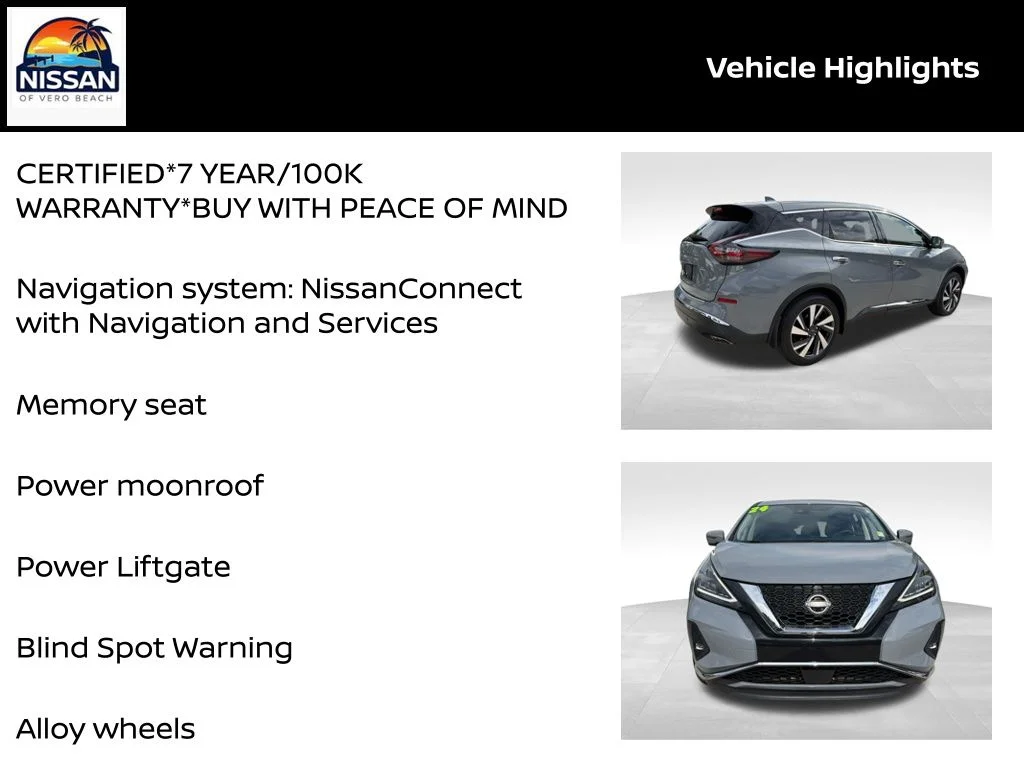 Certified Used 2024 Gray Nissan SL image 19