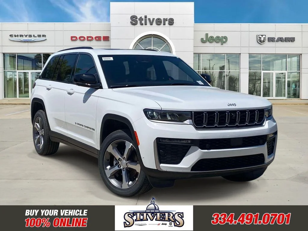 New 2026 Bright White Clear-Coat Exterior Paint Jeep Limited image 1