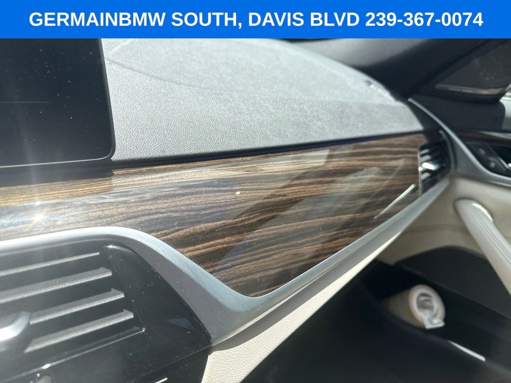 Certified Used 2023 Mineral White Metallic BMW 540i image 18