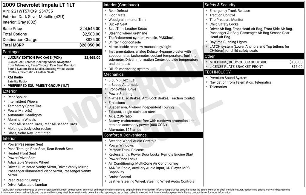Used 2009 Silver Chevrolet LT image 6