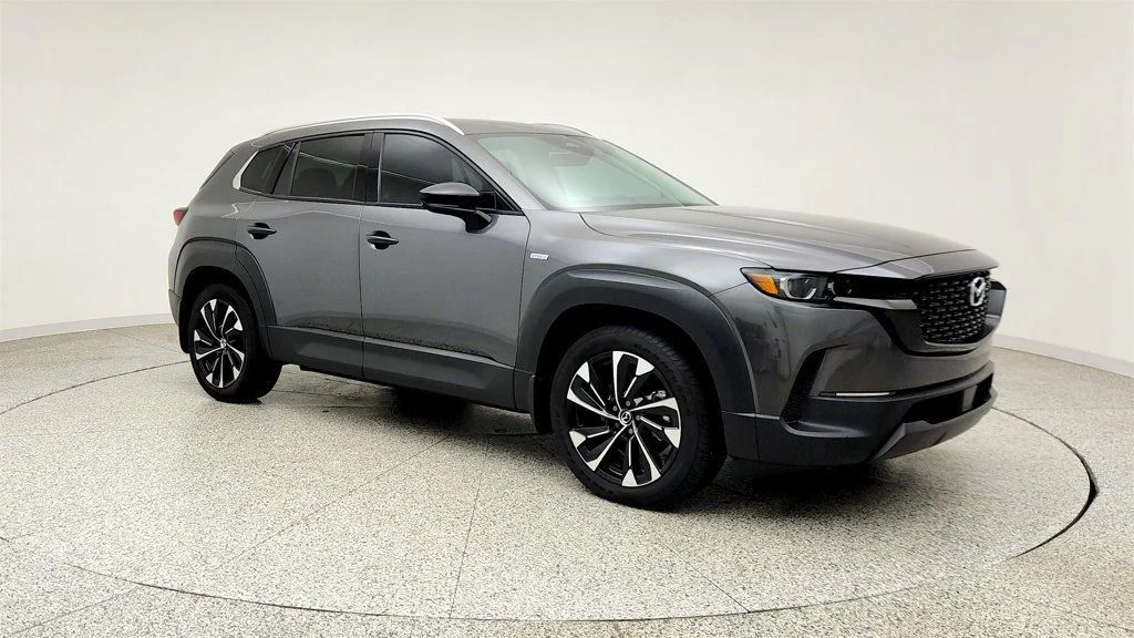 Used 2025 Machine Gray Metallic Mazda Premium Plus Package AWD image 3