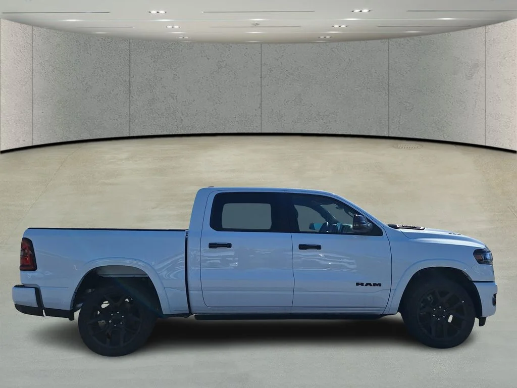 New 2026 Bright White Clear-Coat Exterior Paint RAM Laramie image 5