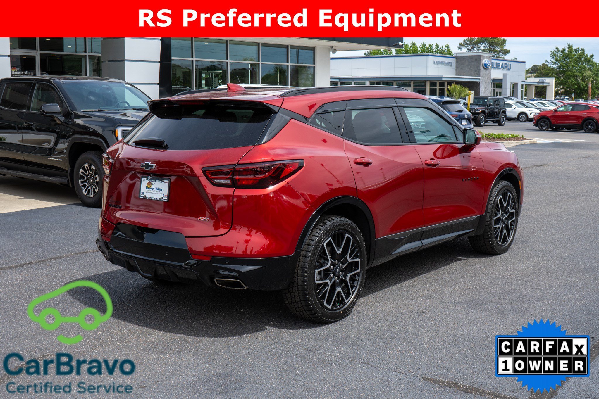 Used 2023 Radiant Red Tintcoat Chevrolet RS image 3