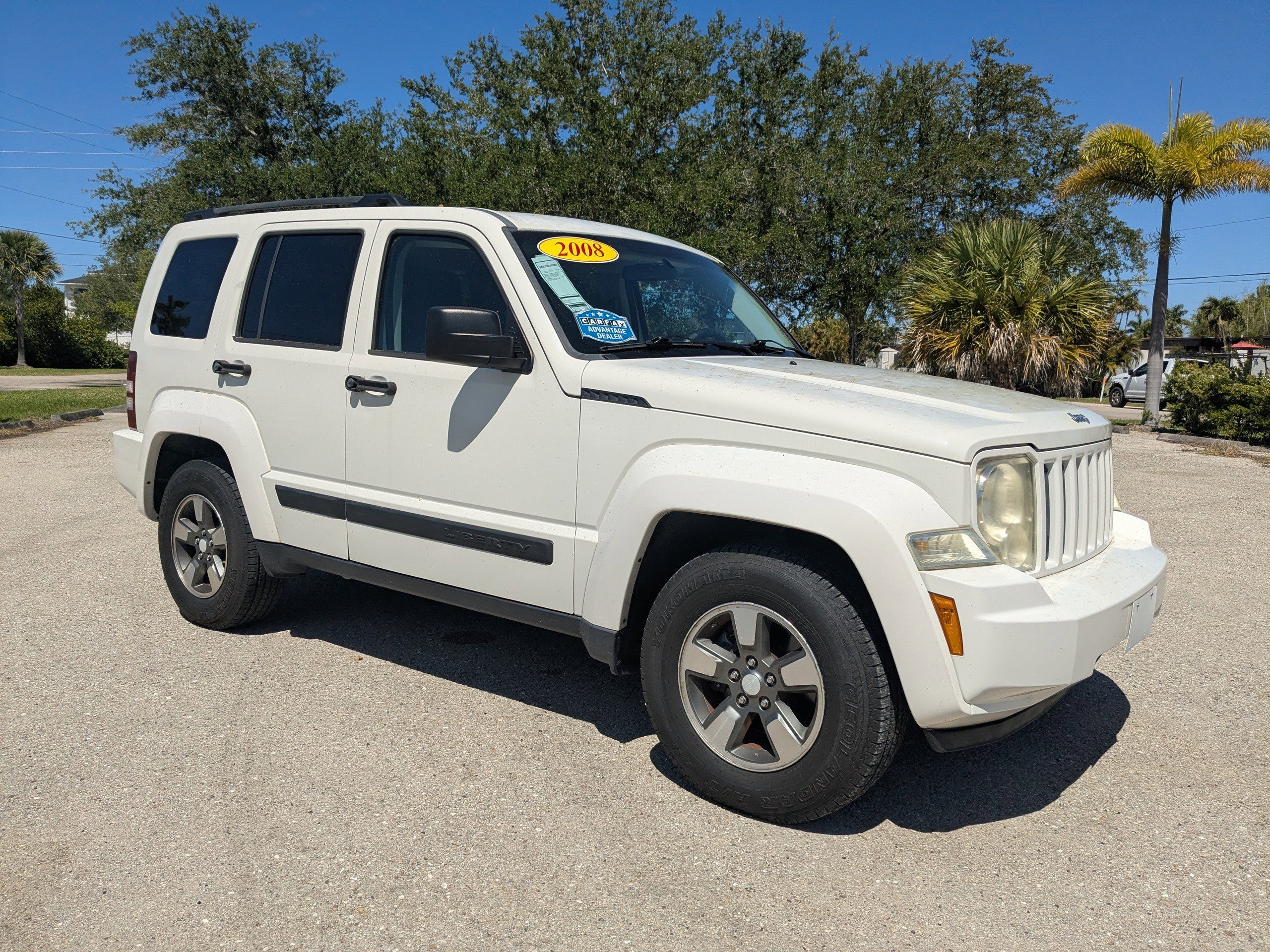Used 2008 Jeep Liberty Sport with VIN 1J8GN28K88W244613 for sale in LaBelle, FL