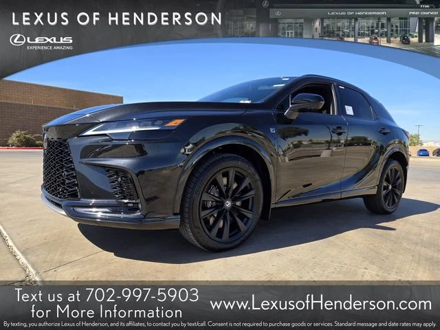 2026 Lexus RX 350h 500h F SPORT Performance AWD's photo