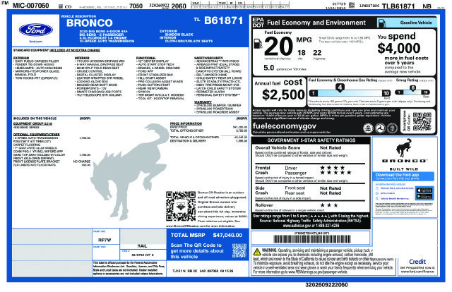 New 2026 Shadow Black Ford Big Bend® image 26
