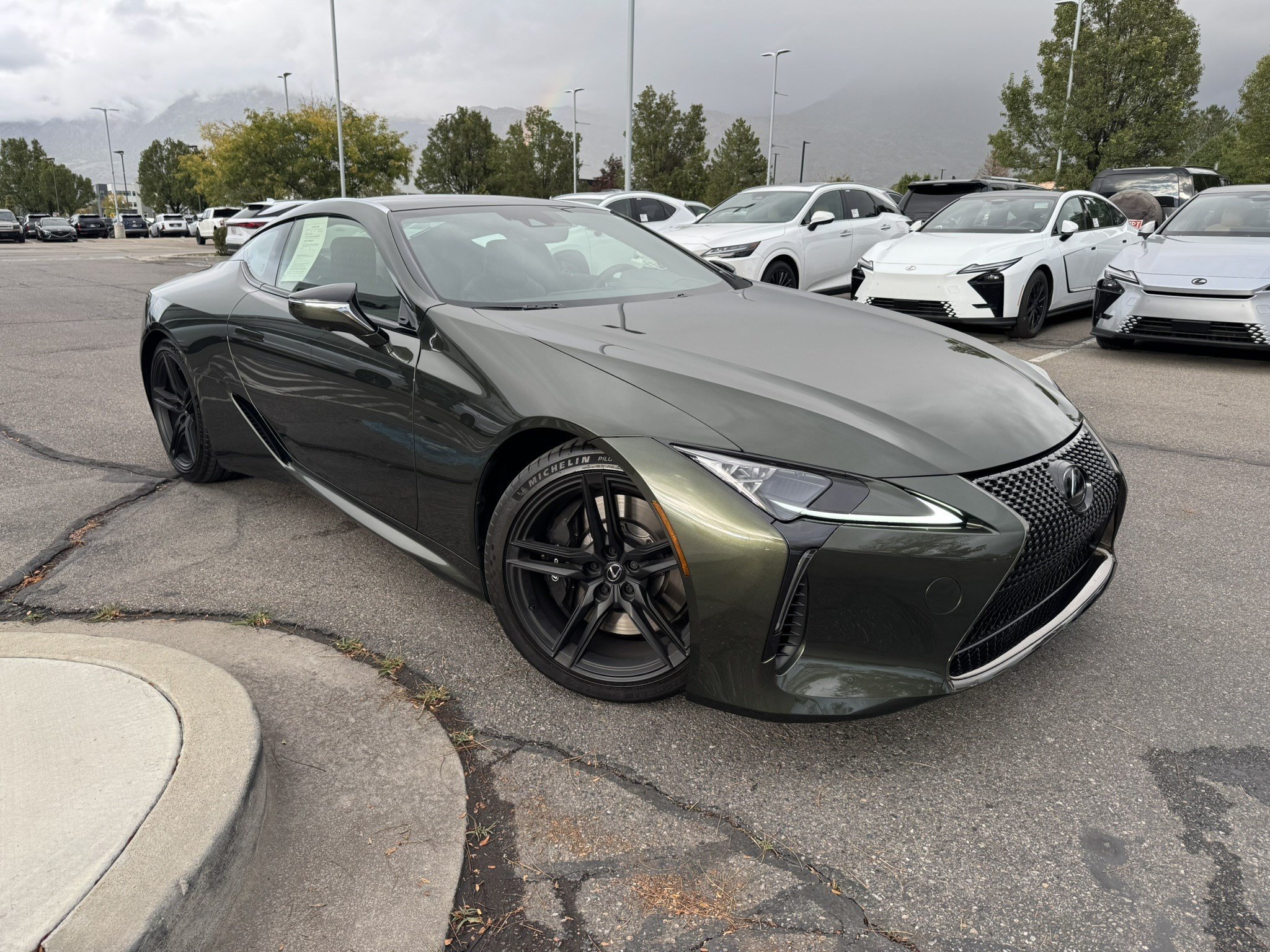 Certified Used 2025 NORI GREEN PEARL Lexus 500 image 2
