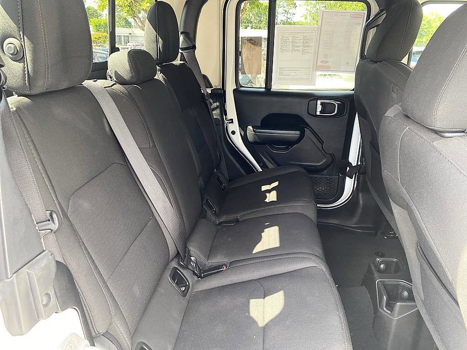 Used 2023 Bright White Clearcoat Jeep Sport S image 19
