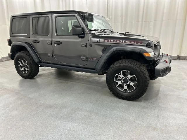 Used 2018 Gray Jeep Unlimited Rubicon image 1