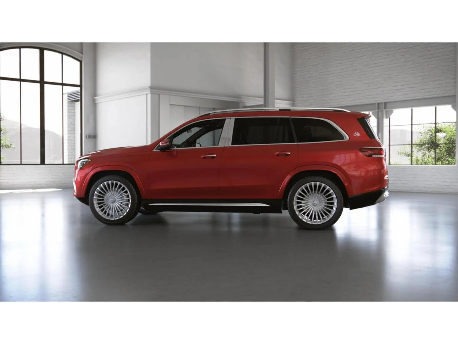 Used 2022 MANUFAKTUR Cardinal Red Metallic Mercedes-Benz Maybach GLS 600 image 33