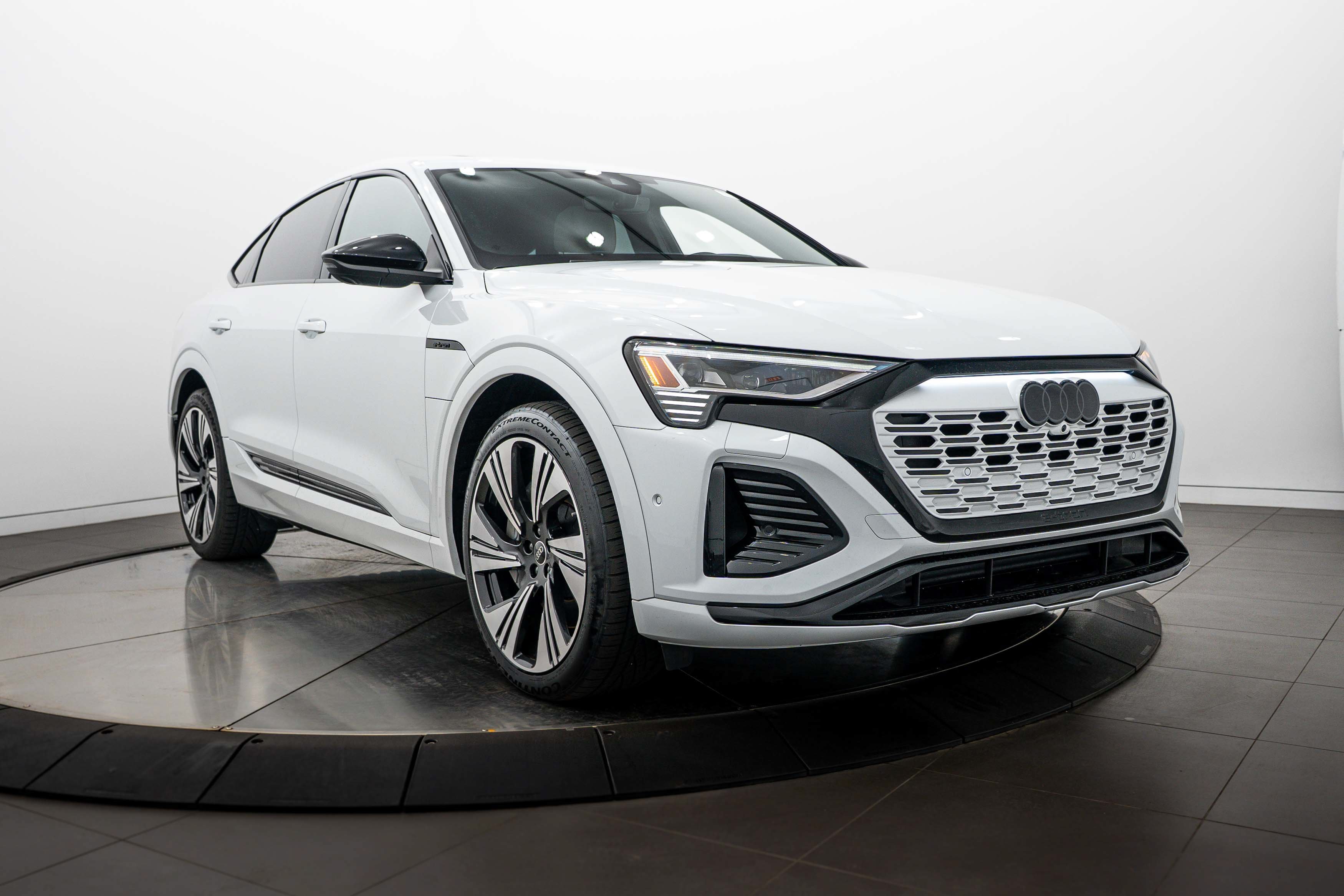Certified 2024 Audi Q8 Sportback e-tron Prestige with VIN WA1DAAGE0RB016006 for sale in Highland Park, IL