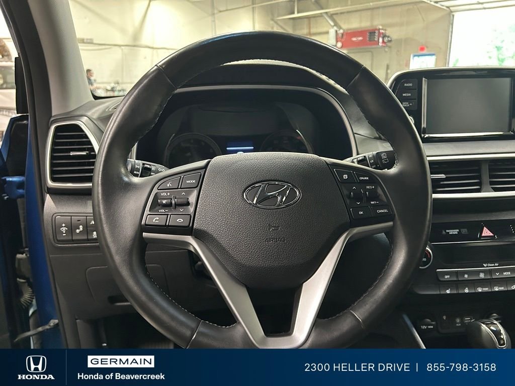 Used 2019 Aqua Blue Hyundai Limited image 16
