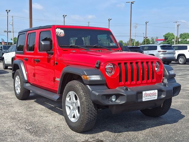 Used 2018 Red Jeep Unlimited Sport S image 2