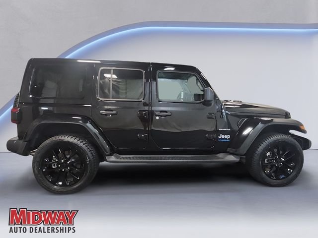 Certified Used 2022 Black Jeep Unlimited Sahara 4xe image 6