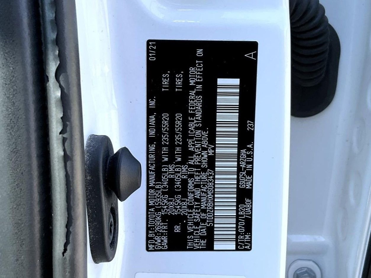 Used 2021 White Toyota Limited image 28