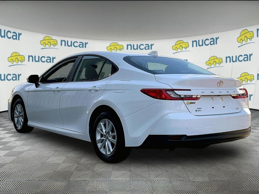 Used 2025 White Toyota LE image 4