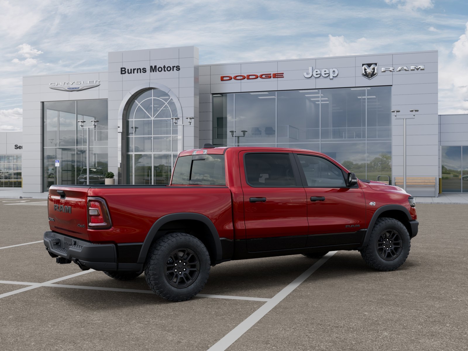 New 2026 Molten Red Pearl-Coat Exterior Paint RAM Rebel image 30