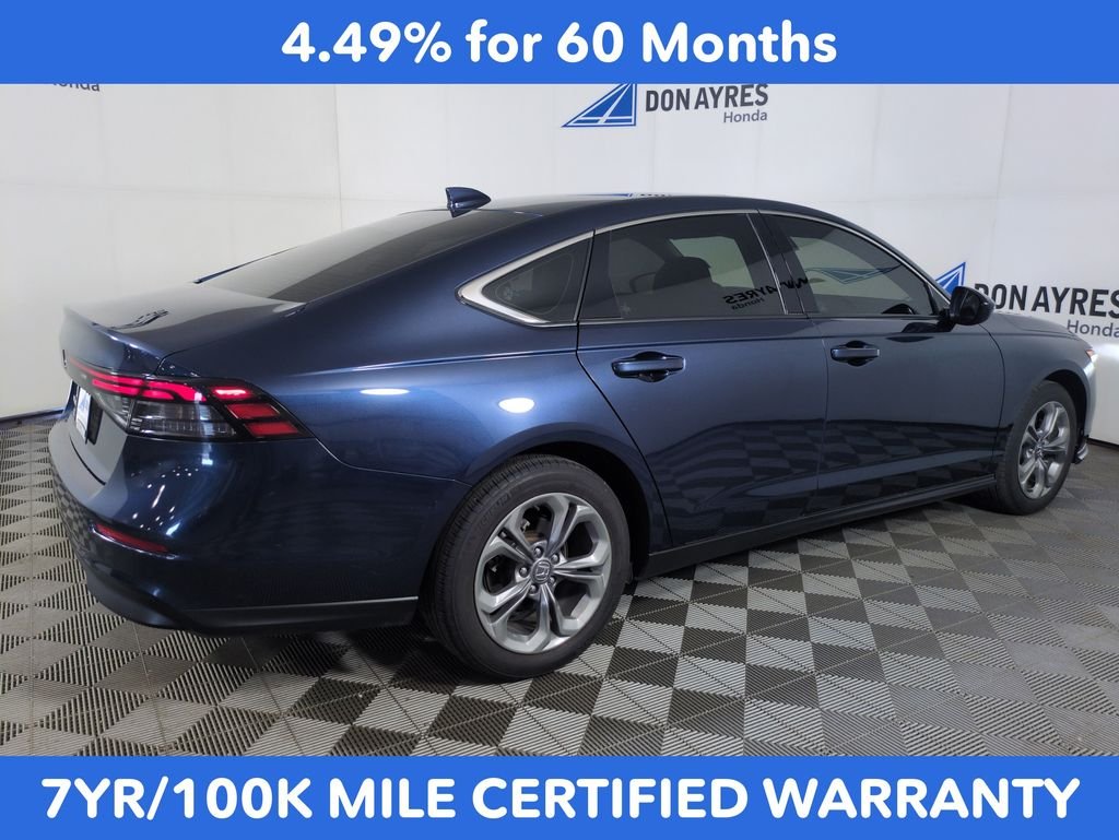 Certified Used 2024 Canyon River Blue Metallic Honda EX image 5