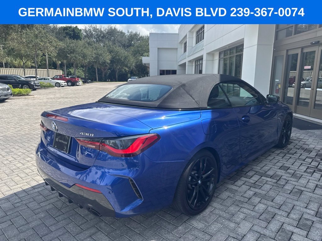 Used 2021 Blue Metallic BMW 430i image 6