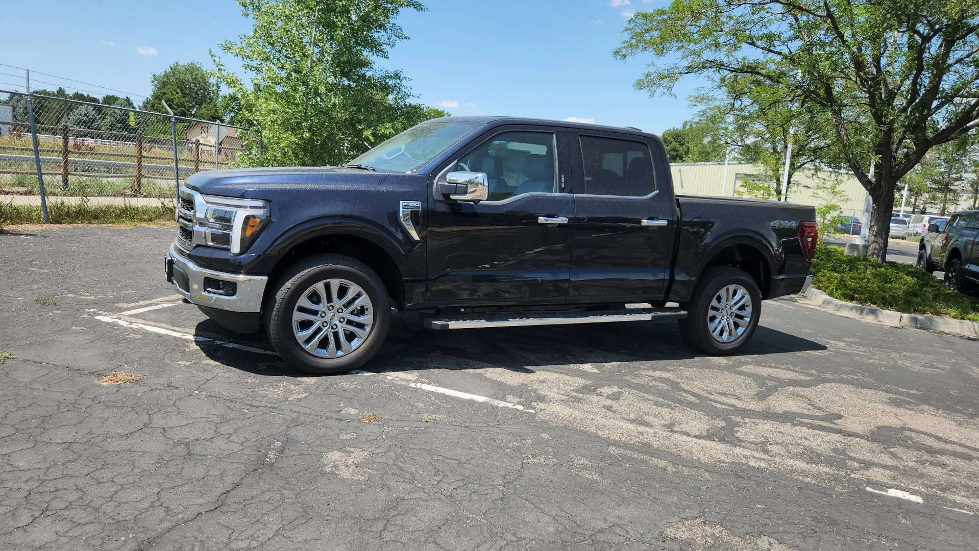 New 2026 Antimatter Blue Metallic Ford LARIAT image 3