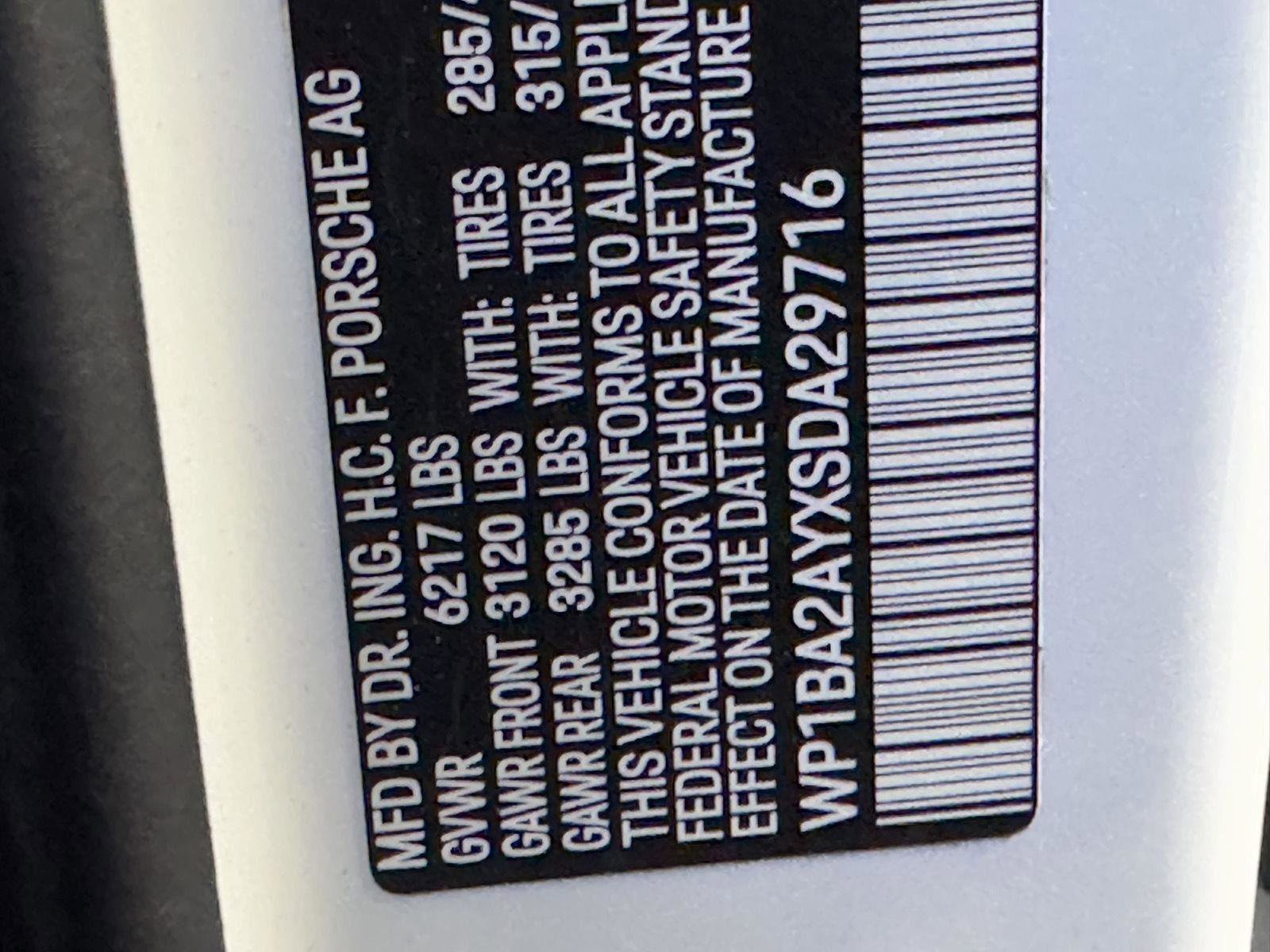 Used 2025 White Porsche  image 80