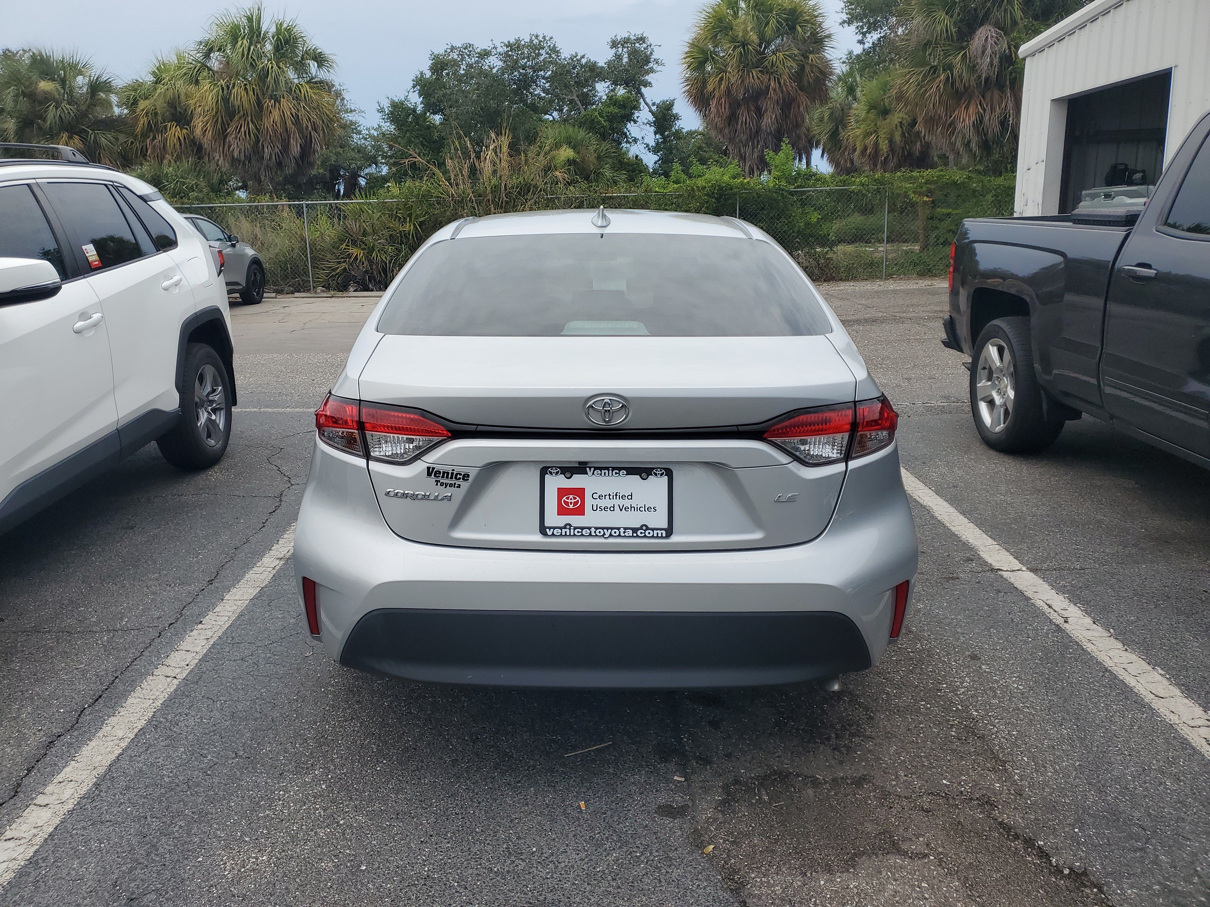 Used 2023 Classic Silver Metallic Toyota LE image 6