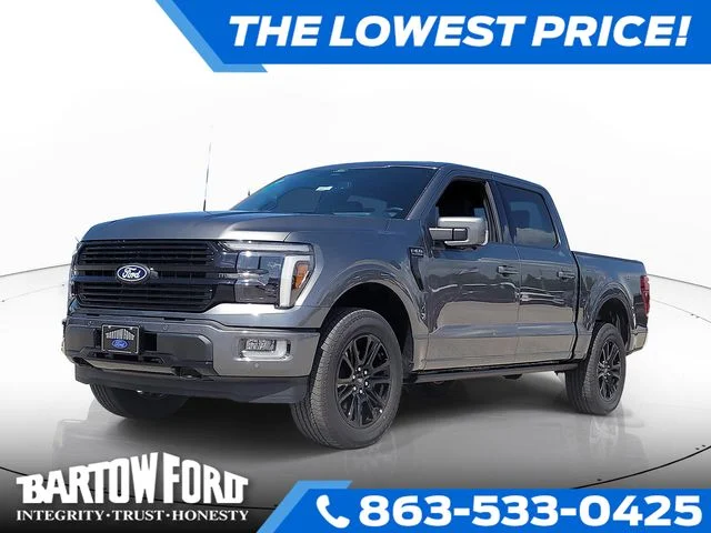 New 2026 Gray Metallic Ford Platinum image 1