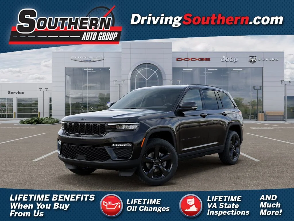 New 2025 Diamond Black Crystal Pearl-Coat Exterior Paint Jeep Limited image 1