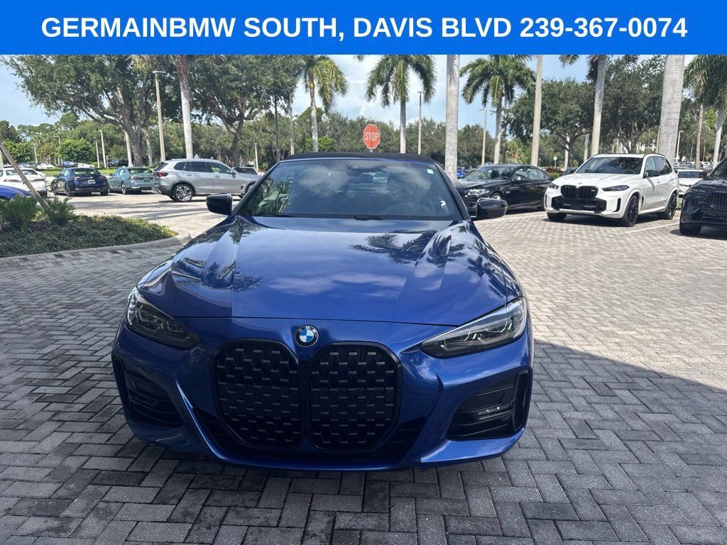 Used 2021 Blue Metallic BMW 430i image 1