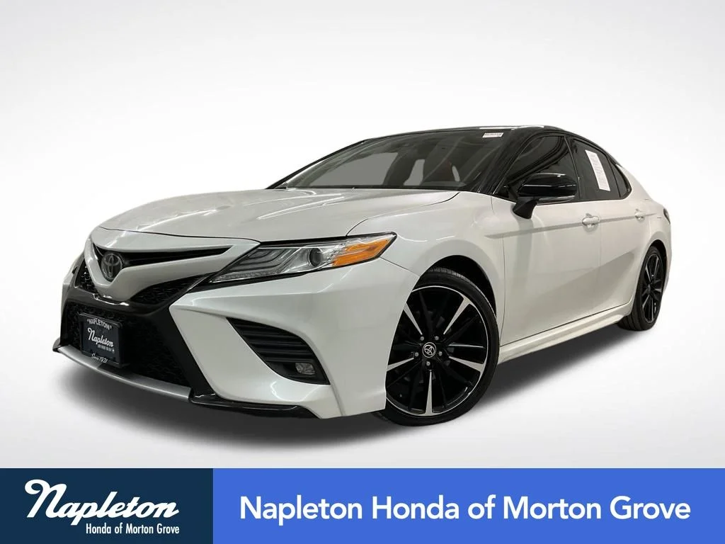 Used 2020 Midnight Black Metallic Toyota XSE image 1