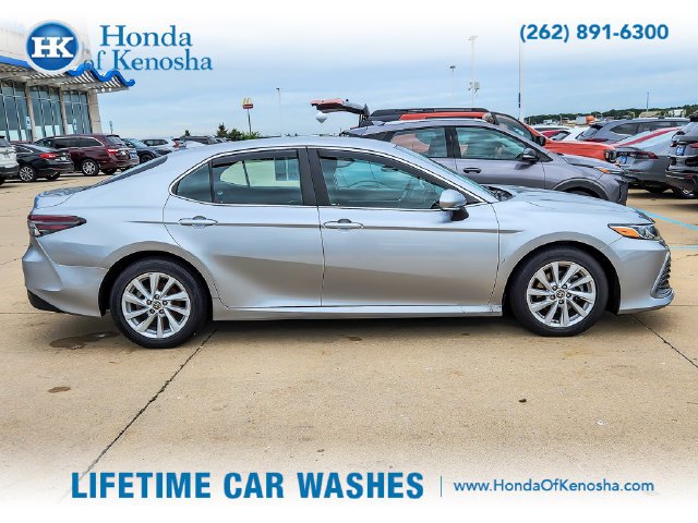 Used 2022 Celestial Silver Metallic Toyota LE image 4