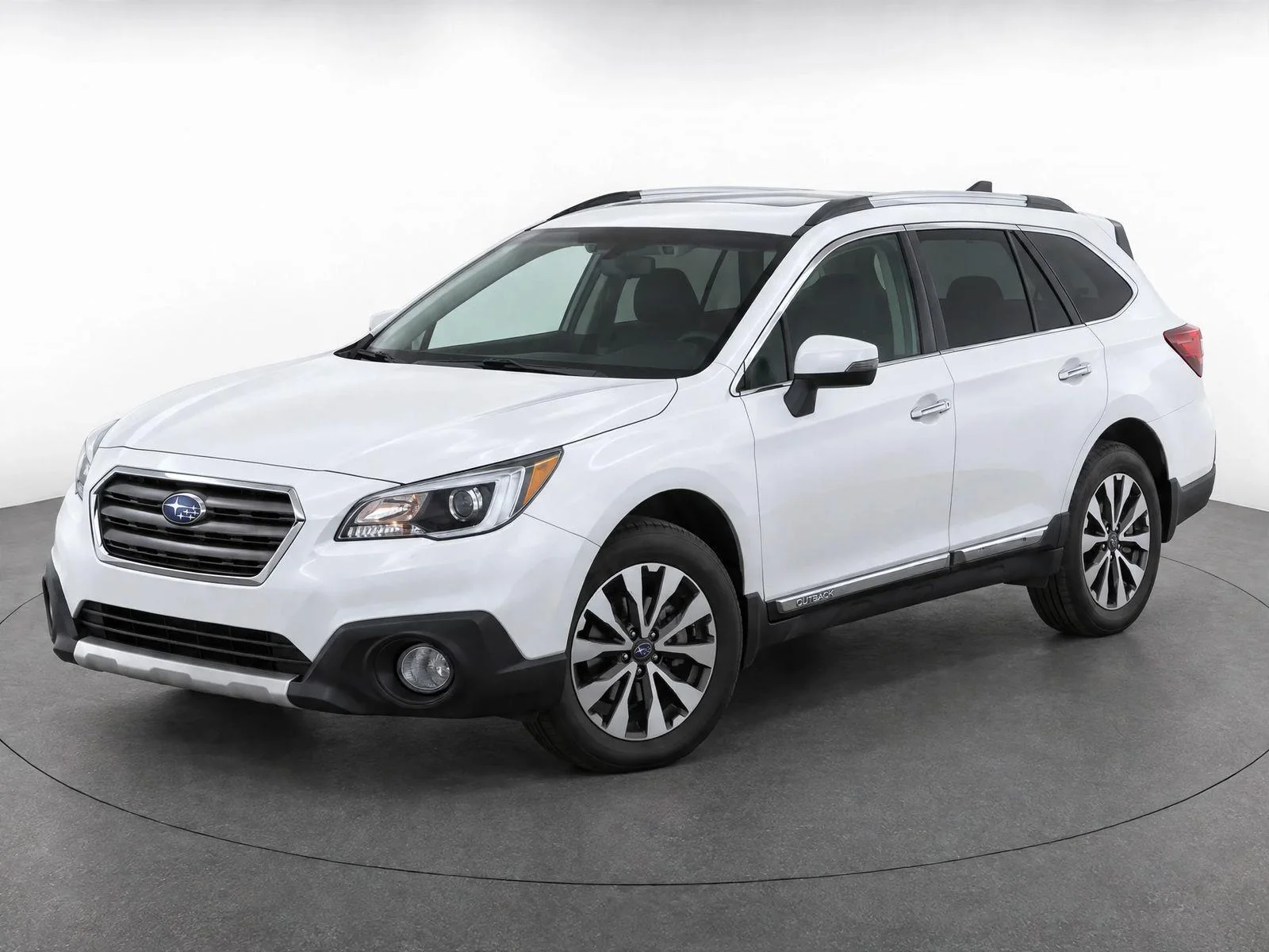 Used 2017 Crystal White Pearl Subaru Touring image 1