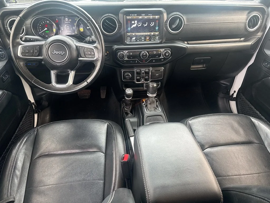 Used 2022 White Jeep Unlimited Sahara 4xe image 24