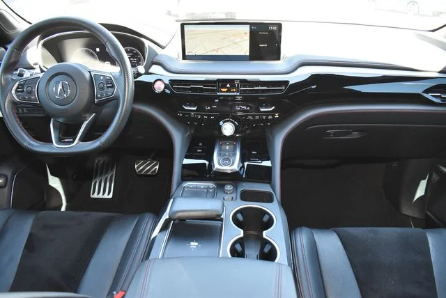 Certified Used 2023 Liquid Carbon Metallic Acura SH-AWD with A-Spec Package image 14