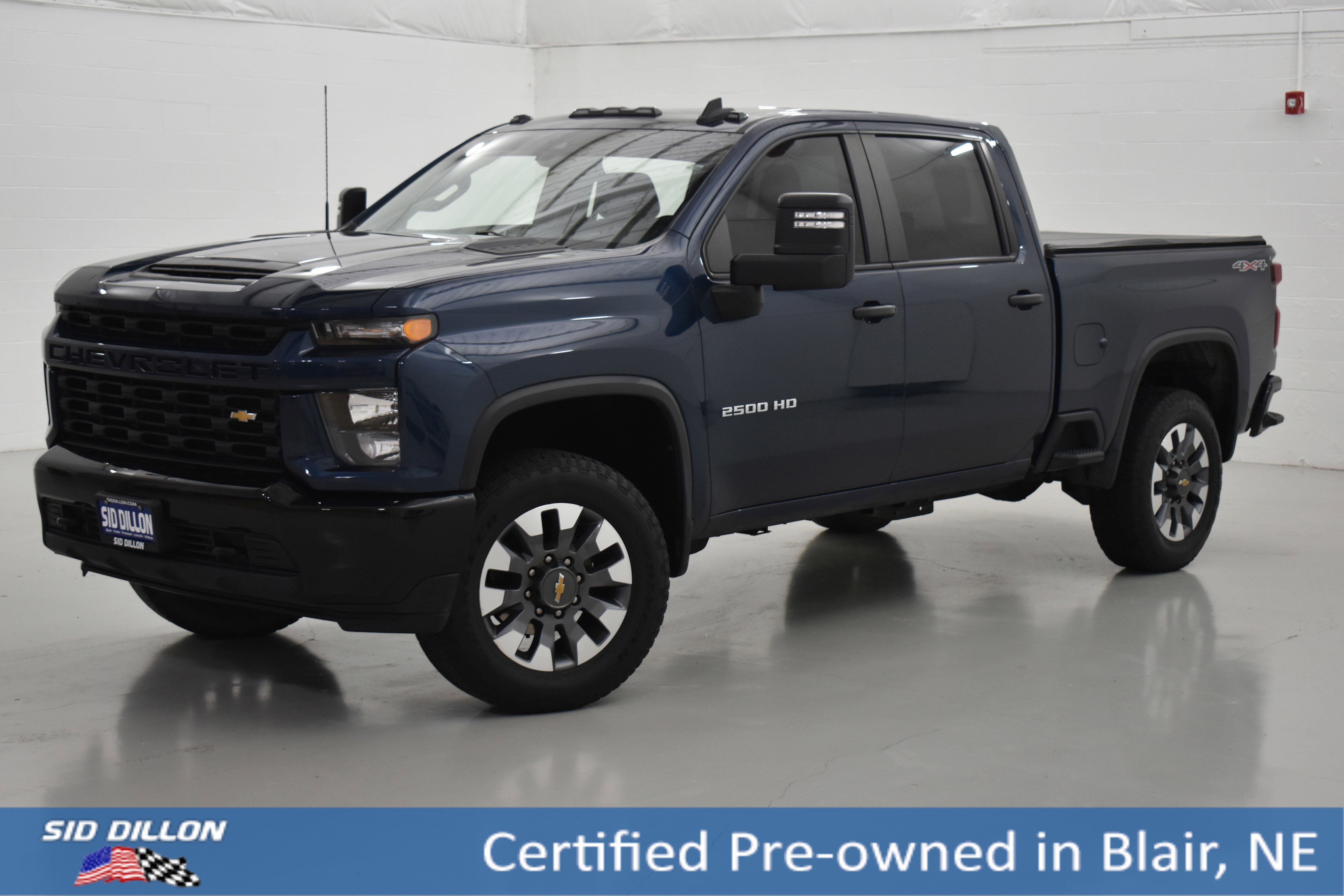 Used 2021 Northsky Blue Metallic Chevrolet Custom image 1