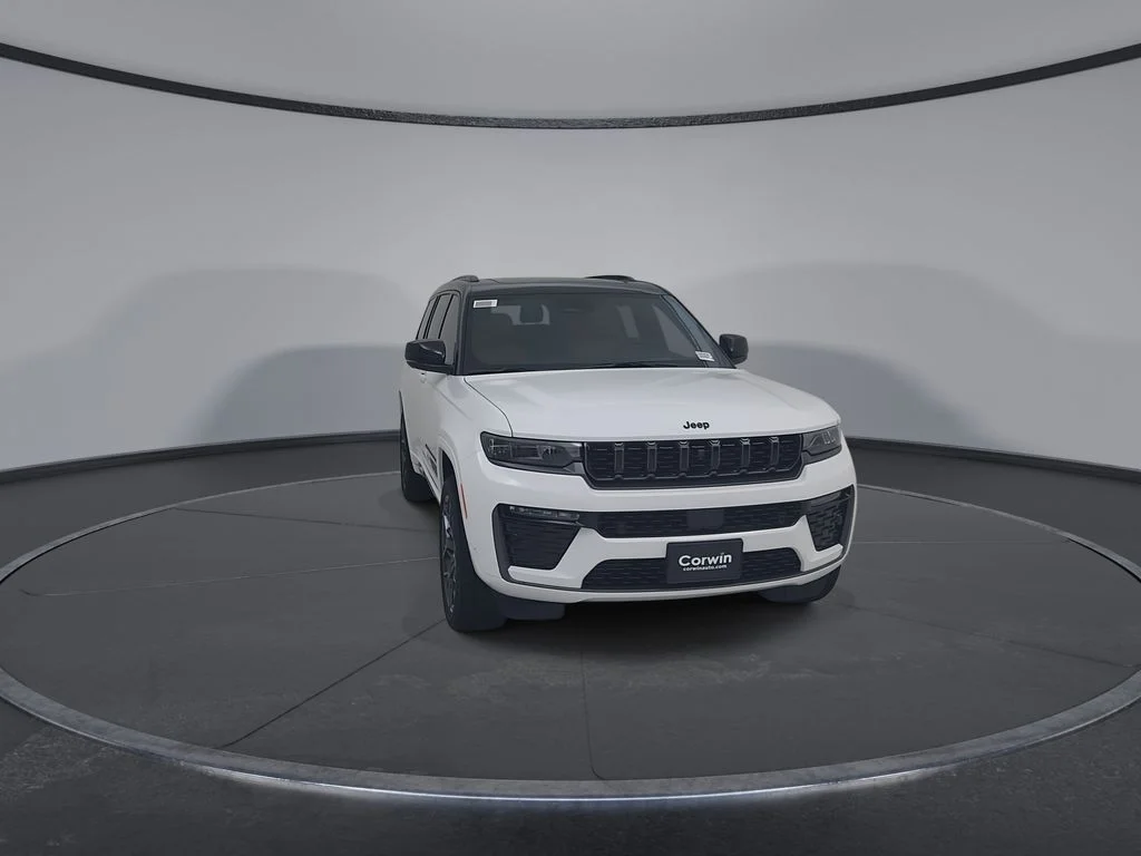 New 2026 Bright White Clear-Coat Exterior Paint Jeep Summit image 3