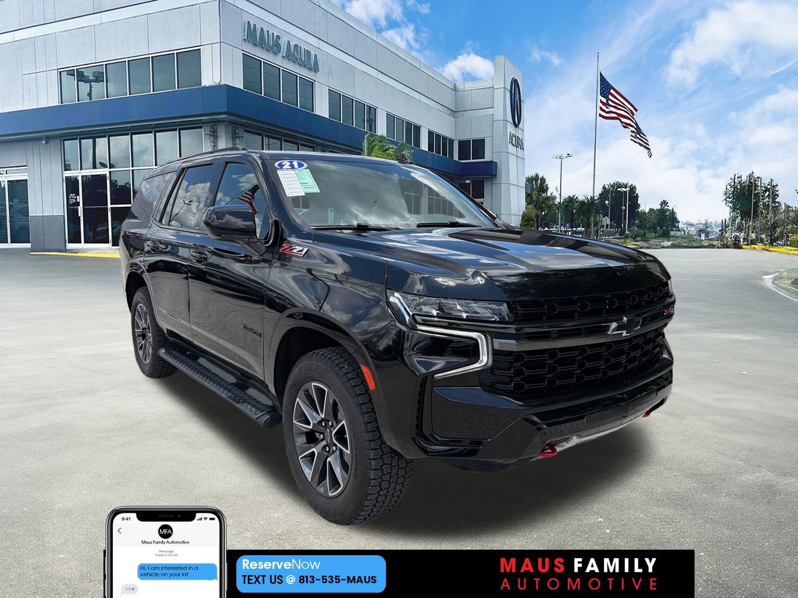 Used 2021 Black Chevrolet Z71 image 1