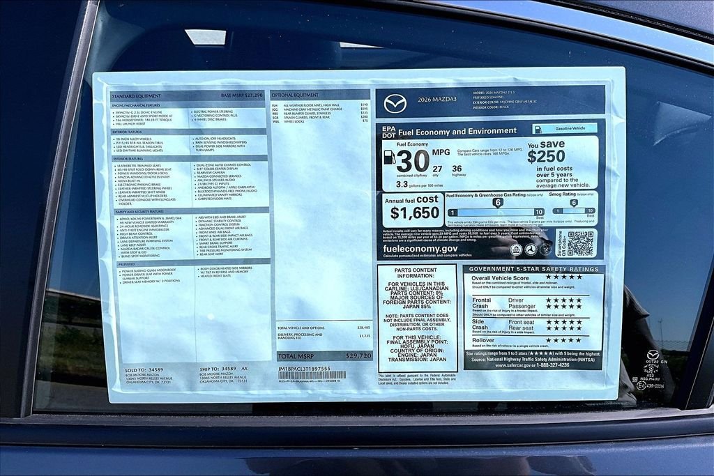 New 2026 Machine Gray Metallic Mazda 2.5 S Preferred image 13
