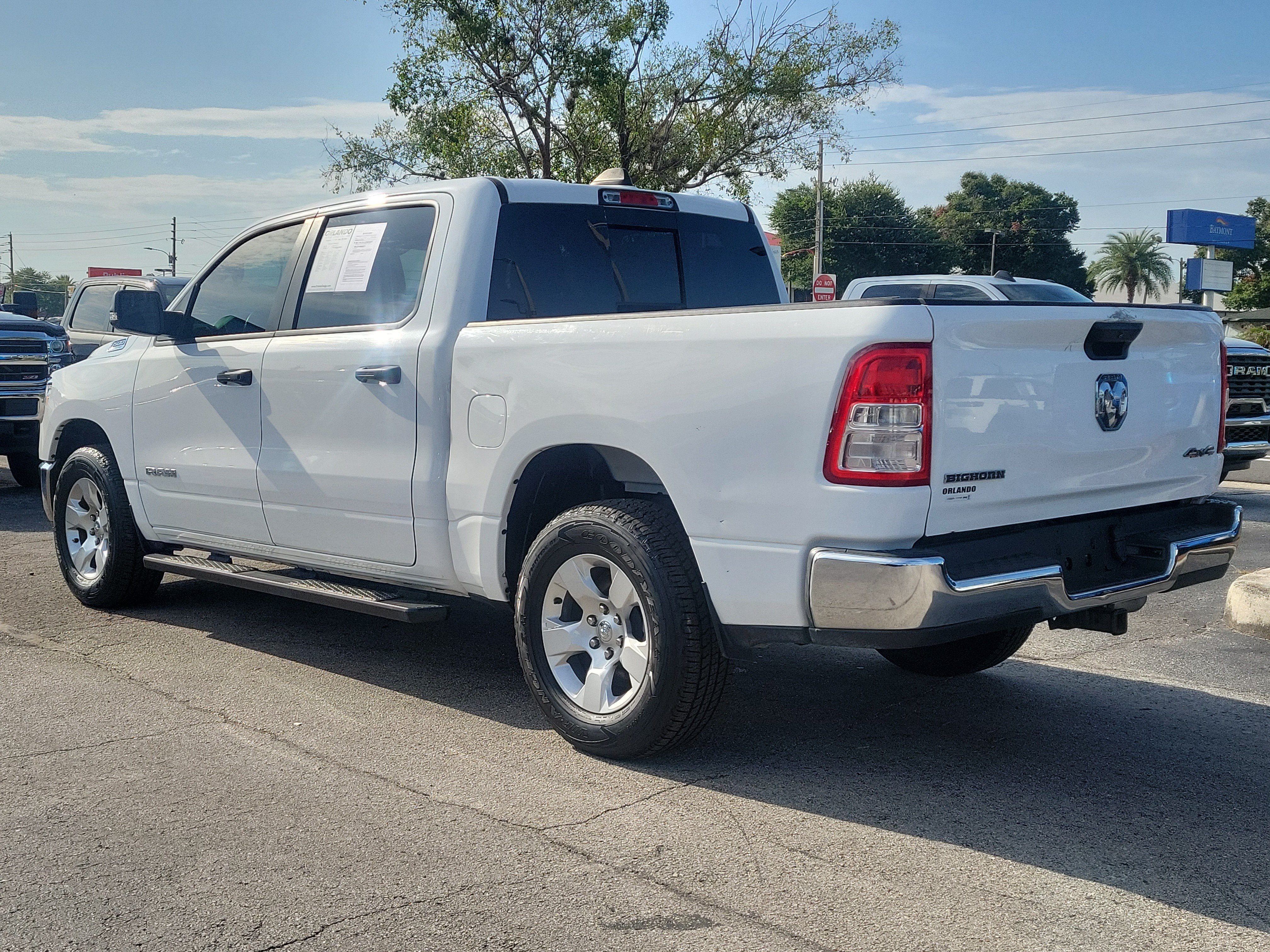 Used 2024 Bright White Clearcoat Ram Big Horn image 4