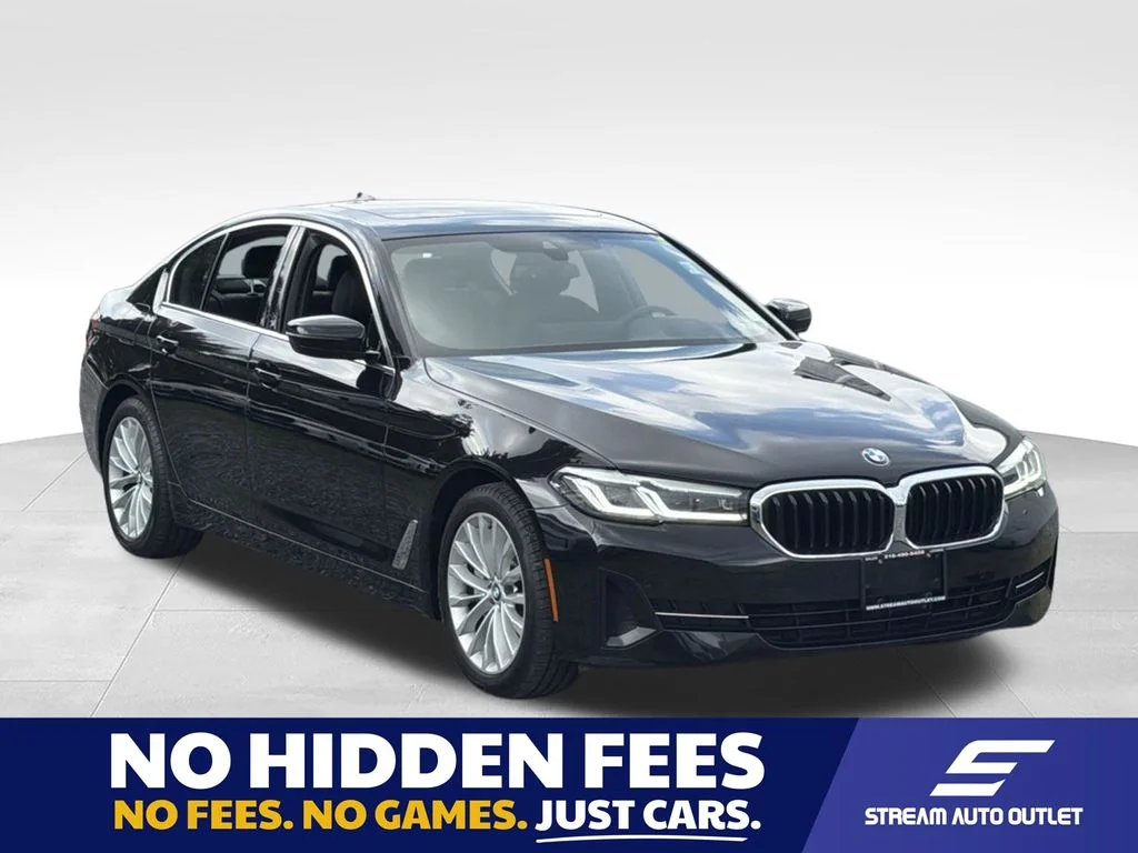 Used 2023 Black BMW 530i xDrive image 1