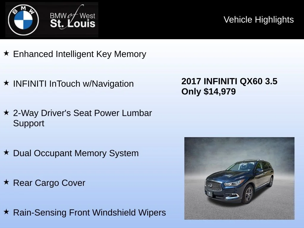 Used 2017 Blue INFINITI Base image 23