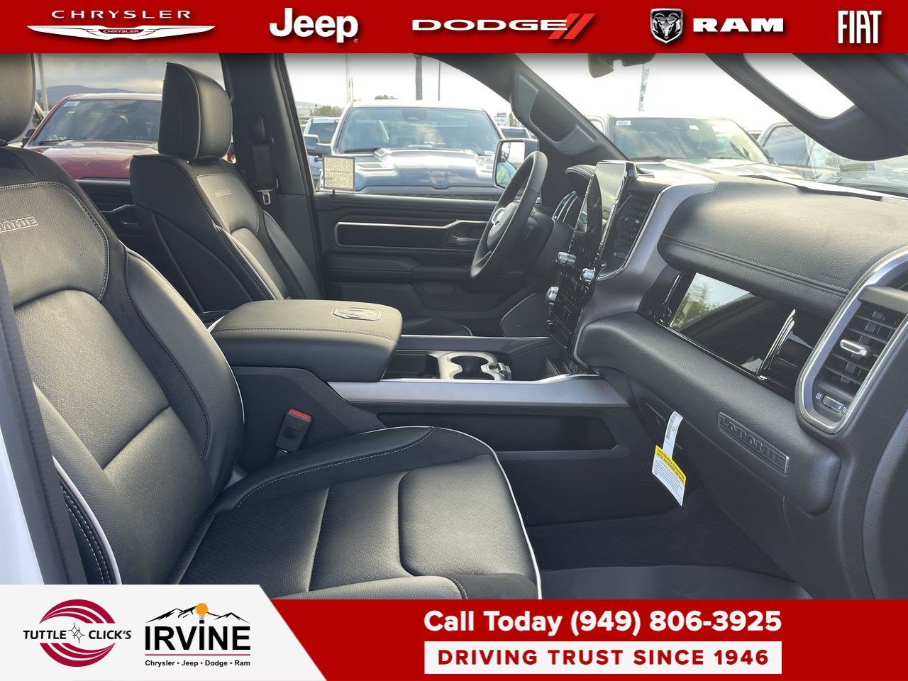 New 2026 Bright White Clear-Coat Exterior Paint RAM Laramie image 16
